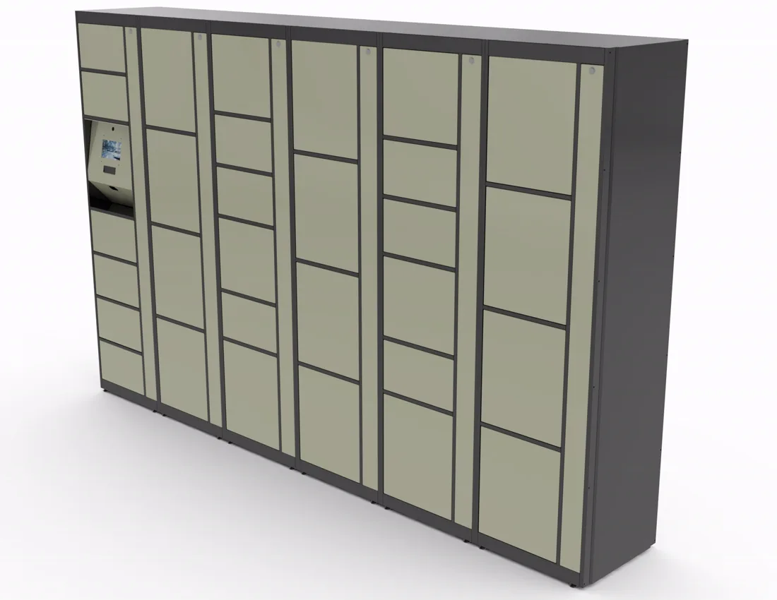 Smart Locker Oppitz com portas modulares