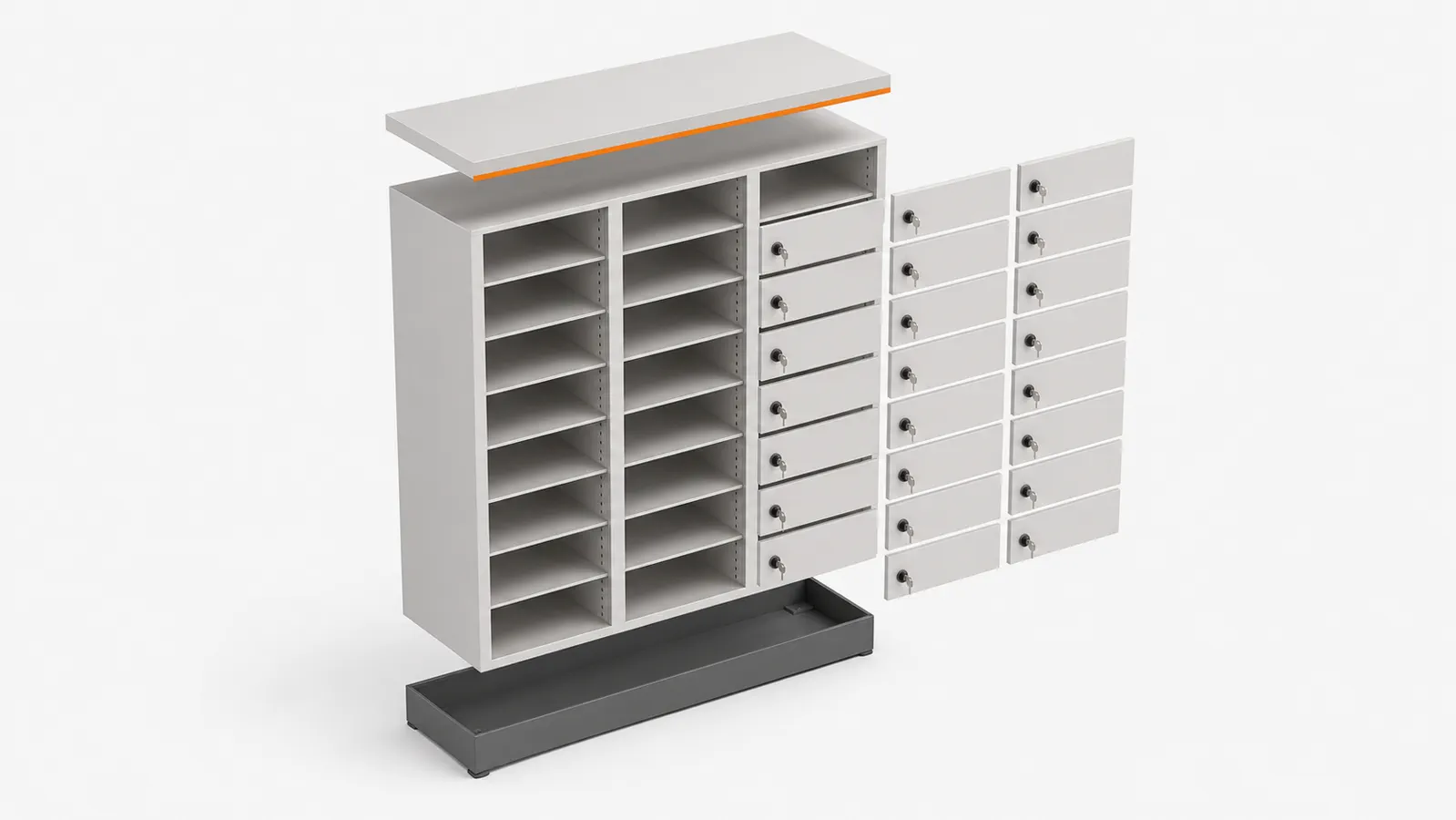 Oppitz Guard Flex 30: vista explodida técnica conceitual