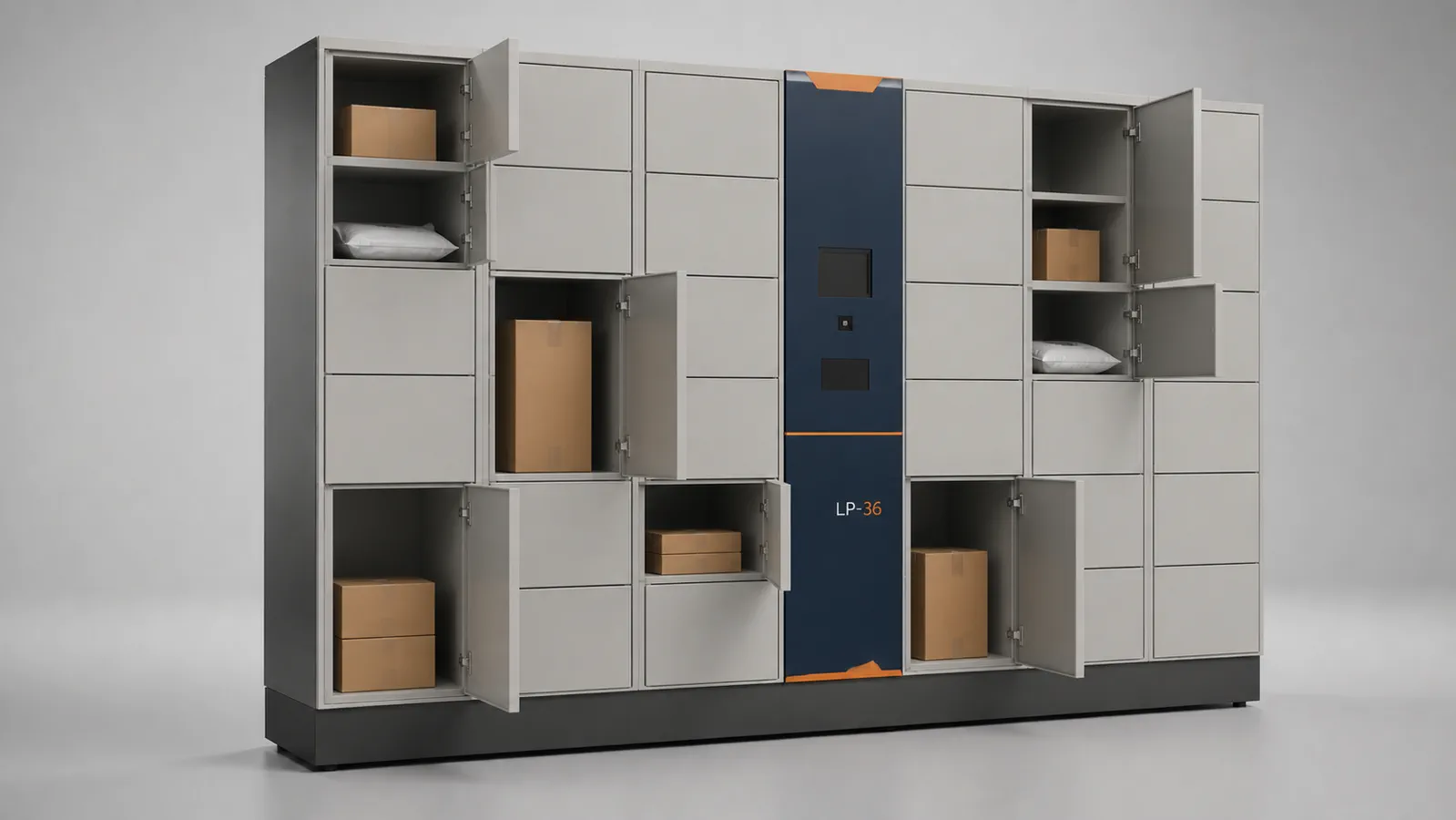 Oppitz Locker Pickup 36: produto aberto e capacidade